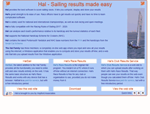 Tablet Screenshot of halsraceresults.com